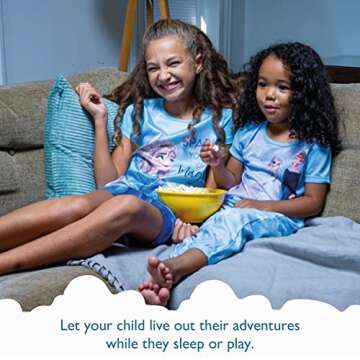 Disney Girls' Frozen Fantasy Gown Nightgown, HAPPY ANNA 2, 3T