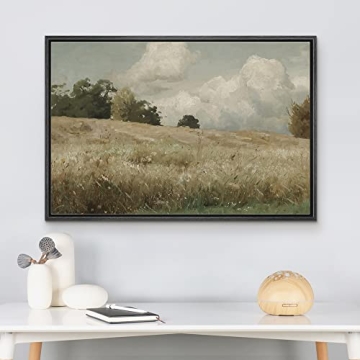 Vintage Countryside Framed Canvas Print for All Rooms