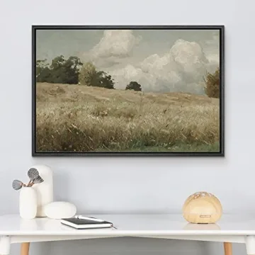 Vintage Countryside Framed Canvas Print for All Rooms