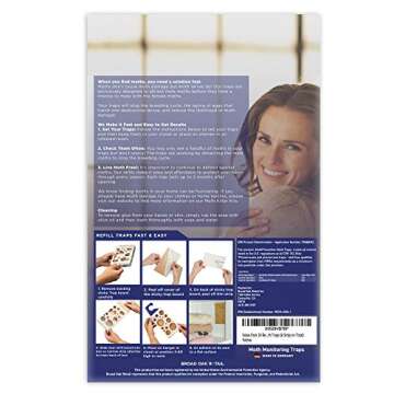 CLOTHES MOTH TRAP Replacement Strips (6 Strips in Total) – for Moth-Prevention Clothes Moth Traps