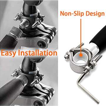 Videosystem Dog Hands Free Leashes,Dog Bike Leash,Dog Bicycle Exerciser Leash for Exercising Training Jogging Cycling,Easy Installation,Removal Hand Free, and Outdoor Safe with Pets