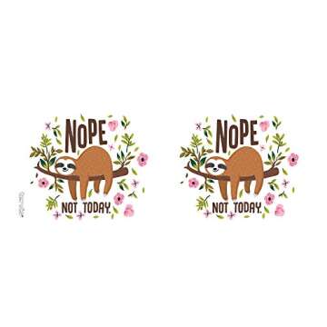 Tervis Sloth Nope Not Today Insulated Tumbler Cup - 16oz Classic, BPA-Free, Lifetime Guarantee