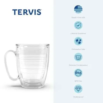 Tervis Sloth Insulated Travel Tumbler 16oz - Made in USA