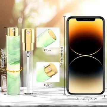 Vitog Perfume Travel Refillable - Travel Perfume Spray Bottle Atomizer Perfume Spray Mini Travel Bottle Pocket Empty Cologne Dispenser For Women Men