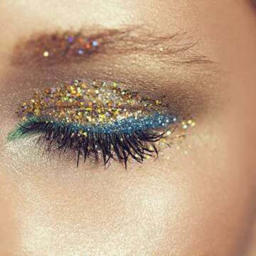 Hemway Biodegradable Glitter Eco Friendly - 100g/3.5oz Bio Cosmetic Safe Sparkle Vegan for Face Eyeshadow Body Hair Festival Makeup Craft - Super Chunky (1/8" 0.125" 3mm) - Lime Green