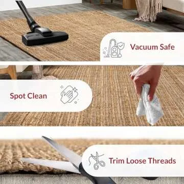 nuLOOM Ashli Jute Area Rug - Natural, 4x6 Stylish Comfort