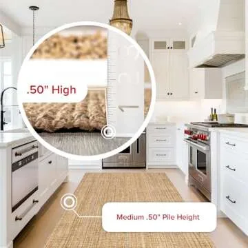 nuLOOM Ashli Jute Area Rug - Natural, 4x6 Stylish Comfort