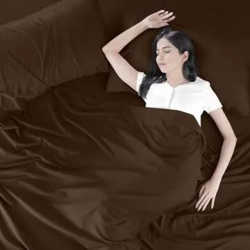 Utopia Bedding Queen Bed Sheets Set - 4 Piece Bedding - Brushed Microfiber - Shrinkage and Fade Resistant - Easy Care (Queen, Brown)