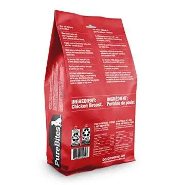 PureBites Freeze Dried Chicken Dog Treats for Healthy Snacking