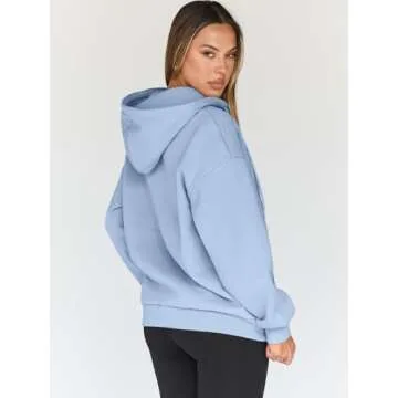 Trendy Queen Women's Zip Up Hoodies for Fall & Winter Fashion