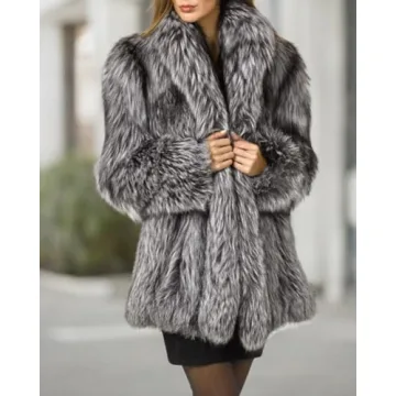 Tngan Women’s Faux Fur Coat - Stylish Winter Outerwear