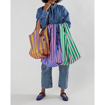 Buy Eco-Friendly Standard Baggu Set of 3 Awning Stripes