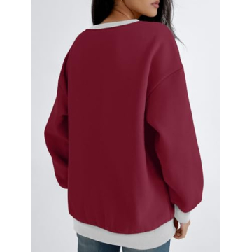 Trendy Queen Oversized Colorblock Sweatshirt for All