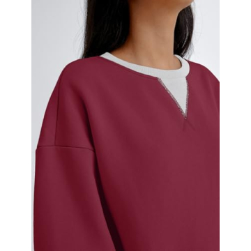 Trendy Queen Oversized Colorblock Sweatshirt for All