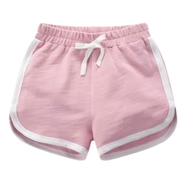 Girls 3 Pack Athletic Cotton Shorts for Summer Fun