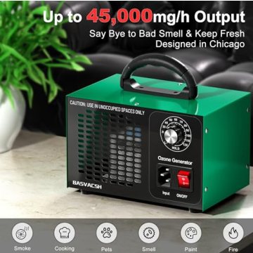 Ozone Generator 45,000mg/h for Home and Industrial Use - Fresh Air Solution