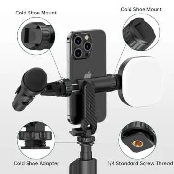 ATUMTEK Phone Tripod Mount for Universal Smartphone Use