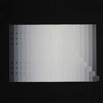 A5 Transparent PVC Binder Dividers with Tabs - 12 Sheets