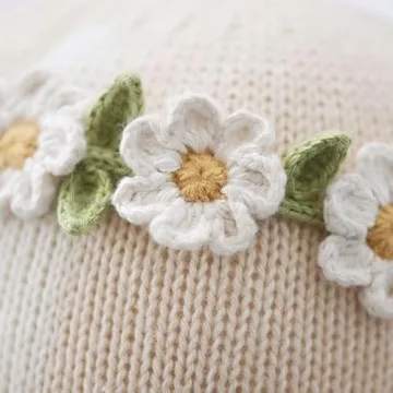 cuddle + kind Hannah The Bunny Ivory Hand-Knit Doll