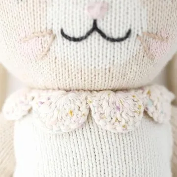 cuddle + kind Hannah The Bunny Ivory Hand-Knit Doll
