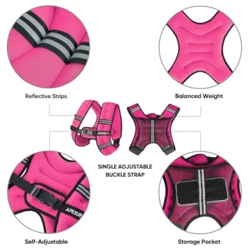 APEXUP 10lbs Weighted Vest for Men & Women Workout
