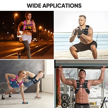 APEXUP 10lbs Weighted Vest for Men & Women Workout