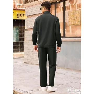 COOFANDY Men's Athletic Tracksuit - Comfortable & Stylish Set
