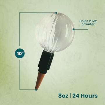 Blumat Glass Self Watering Globes for Indoor Plants