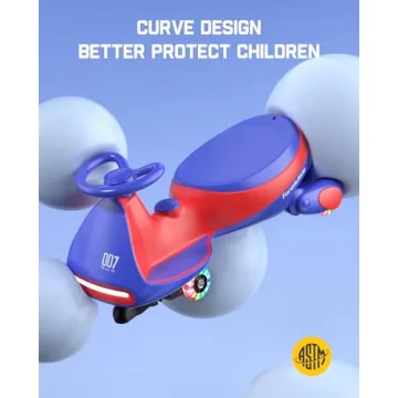 Classic Electric Wiggle Car for Kids - Safe & Fun