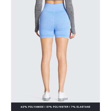 Aoxjox Seamless Workout Biker Shorts for Women