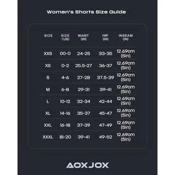 Aoxjox Seamless Workout Biker Shorts for Women