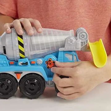 Creative Play-Doh Wheels Cement Truck Playset for Kids