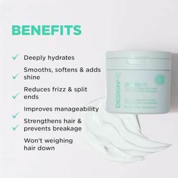 Design.Me GLOSS.ME Hydrating Treatment Mask | Deep Conditioning Hair Mask for All Hair Types | Made ...