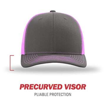 Richardson Unisex 112 Trucker Adjustable Snapback Baseball Cap - Stylish Comfort for Everyone