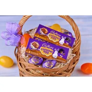 Cadbury Caramel Eggs, 4-count Box, 4.8-Ounce