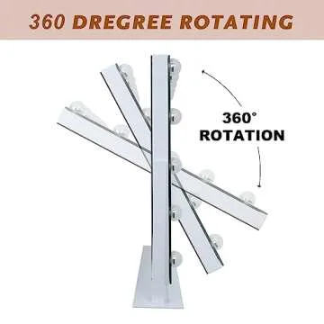 MISAVANITY Large Vanity Makeup Mirror with Lights