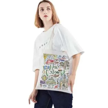 WZMPA New Orleans Travel Tote Bag - Versatile & Durable