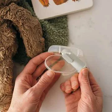 Dr. Brown's Silicone Finger Toothbrush with Case, 3m+