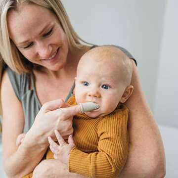 Dr. Brown's Silicone Finger Toothbrush with Case, 3m+