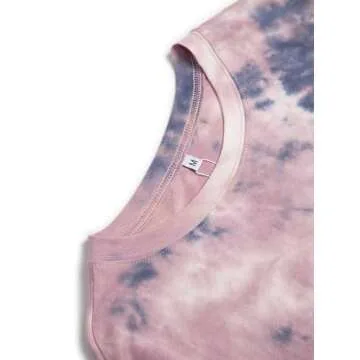 Trendy Remidoo Tie Dye Graphic Tee for Women - Oversized