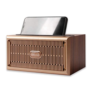 SEVIZ Gold Retro Bluetooth Speaker 20W Mono Sound Vintage