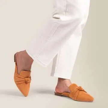 Stylish MUSSHOE Mules for Women Comfortable Slip-on Slides