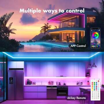 Neon Rope Lights, JIAMEI 20FT RGB LED Strip Lights, App Control, IR Remote, Music Syncing, Outdoor IP67 Waterproof, Flexible Neon Strip Lights Cuttable for Bedroom, Gaming, Party, Outdoors Decor