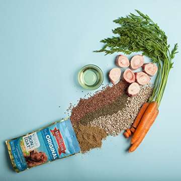 The Missing Link Skin & Coat + Probiotics Supplement 5lb Bag - Powerful Superfood Powder for Dogs Supports Healthy Skin & Glossy Coat, Promotes Hair Growth