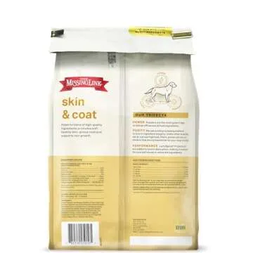 The Missing Link Skin & Coat + Probiotics Supplement 5lb Bag - Powerful Superfood Powder for Dogs Supports Healthy Skin & Glossy Coat, Promotes Hair Growth