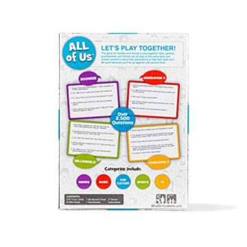 WHAT DO YOU MEME? All of Us - The Family Trivia Game for All Generations - Family Card Games for Kids and Adults