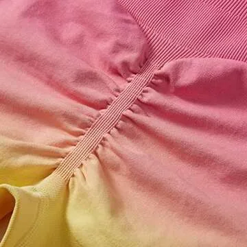 High Waisted Ribbed Butt Lifting Biker Shorts for Women