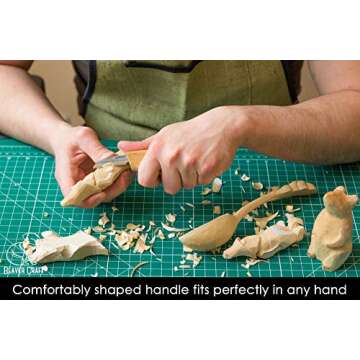 BeaverCraft Whittling Knife C2 - Versatile Wood Carving Knife for Beginners and Experts