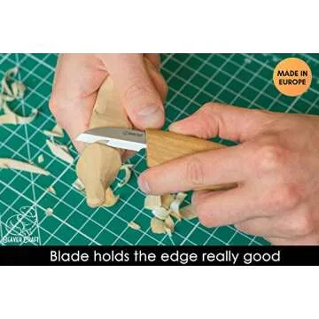 BeaverCraft Whittling Knife C2 for Fine Wood Carving