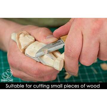 BeaverCraft Whittling Knife C2 for Fine Wood Carving